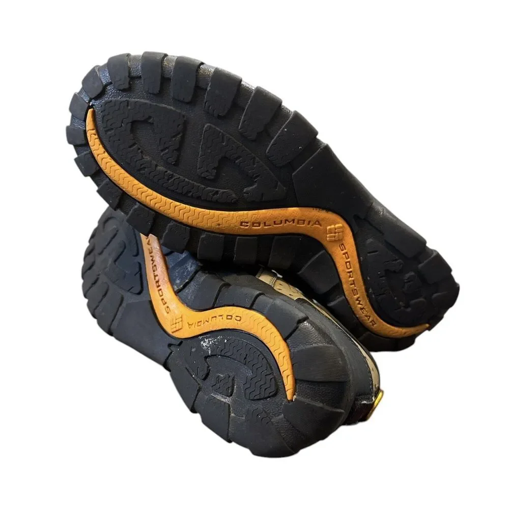 COLUMBIA Mens‎ Red, Navy & Tan Suede Water Shoes Snake River Trainer Size 12.5